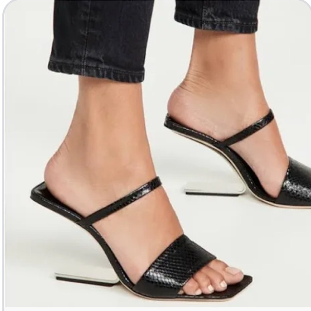 Cult Gaia Rene Cut-Out Heel Sandals